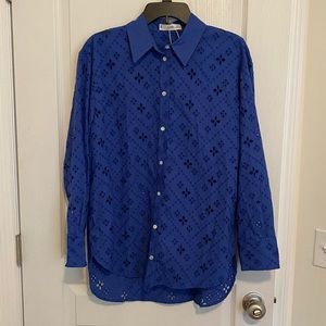 Mango button up blouse